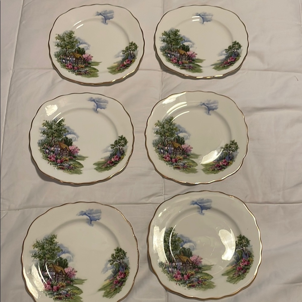 Royal Vale small plates set of 6